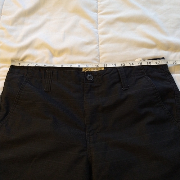 Size 34 men's classic flat front dark blue stripe short - Picture 12 of 15